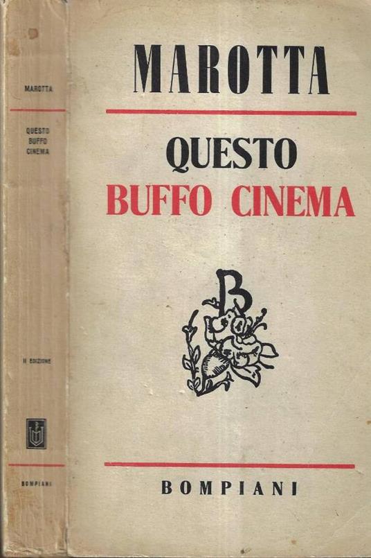 Questo buffo cinema - Giuseppe Marotta - copertina