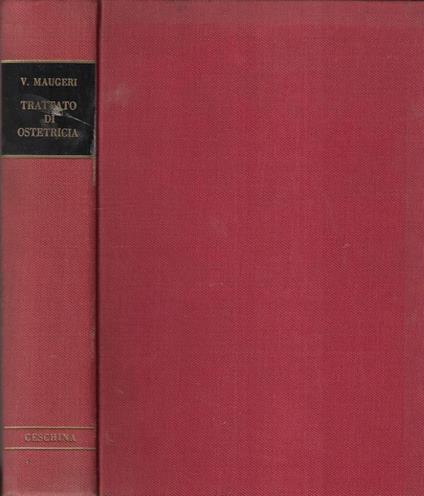 Trattato di ostetricia - Vincenzo Maugeri - copertina