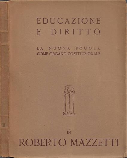 Educazione e Diritto - Roberto Mazzetti - copertina