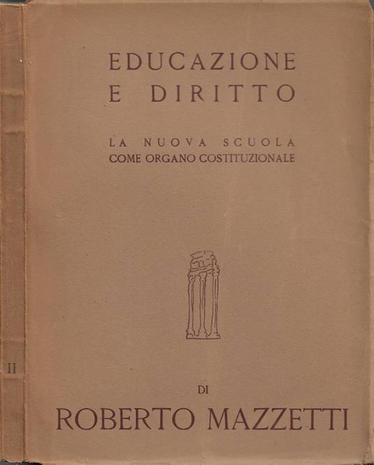 Educazione e Diritto - Roberto Mazzetti - copertina