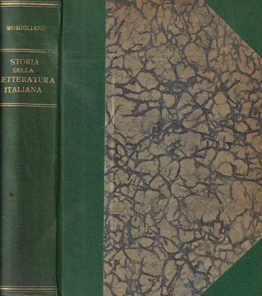 Storia della letteratura italiana - Attilio Momigliano - copertina