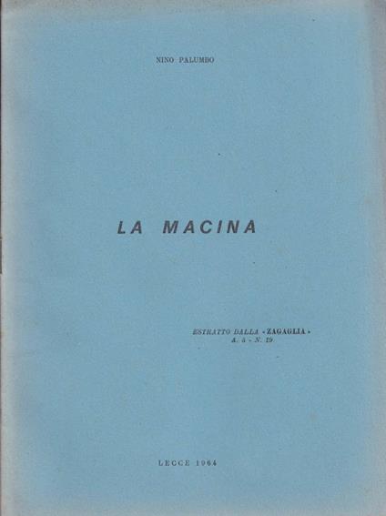 La macina - Nino Palumbo - copertina