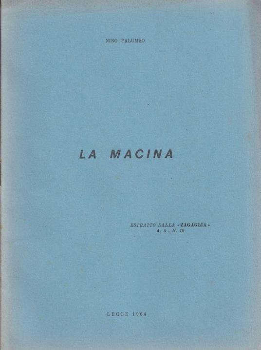 La macina - Nino Palumbo - copertina