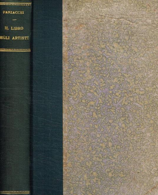 Il libro degli artisti - Enrico Panzacchi - copertina