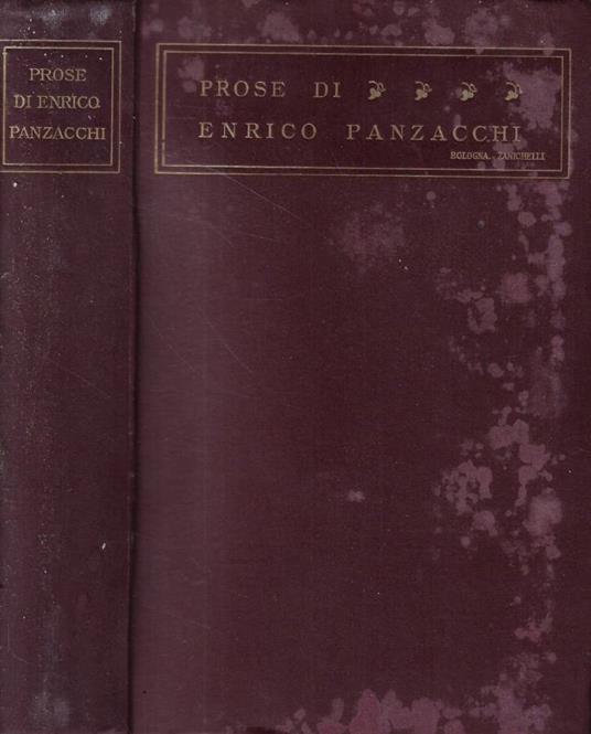 Prose - Enrico Panzacchi - copertina