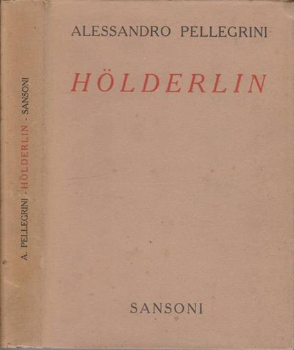 Holderlin - Alessandro Pellegrini - copertina