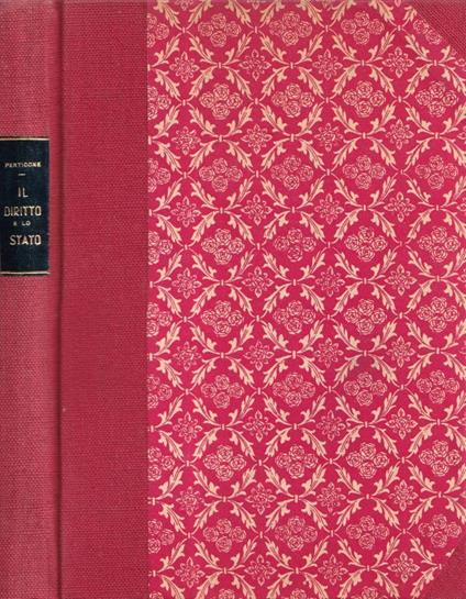 Il diritto e lo Stato nel pensiero italiano contemporaneo - Giacomo Perticone - copertina