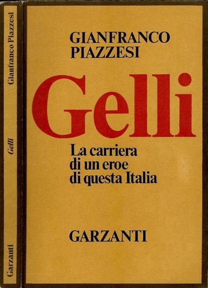 Gelli - Gianfranco Piazzesi - copertina