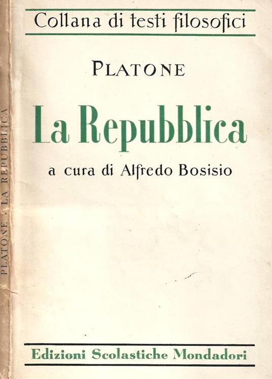 La Repubblica - Platone - copertina