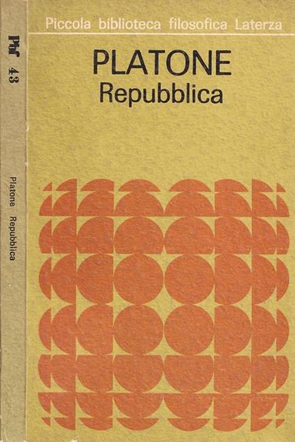 Repubblica - Platone - copertina