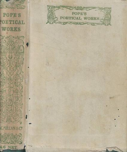 The Poetical Works - Alexander Pope - copertina