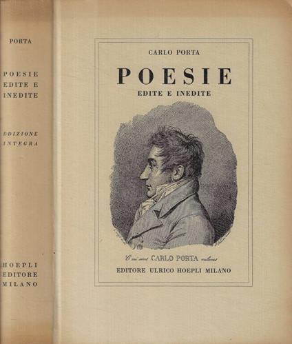 Poesie - Carlo Porta - copertina