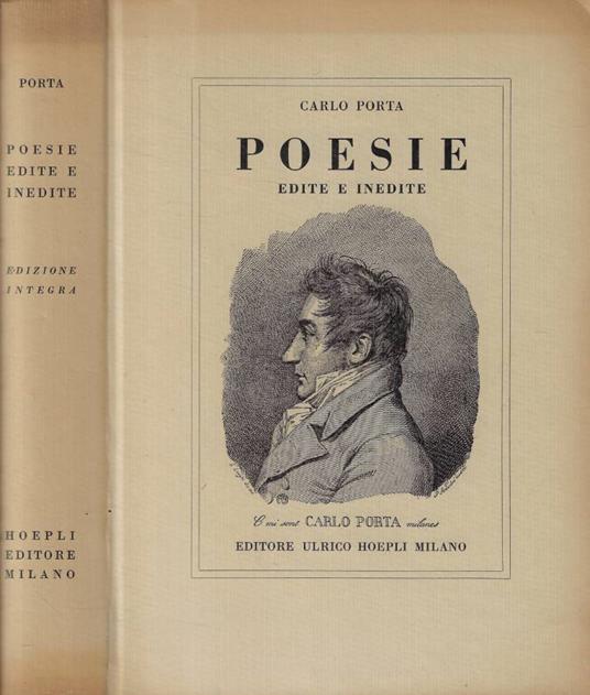 Poesie - Carlo Porta - copertina