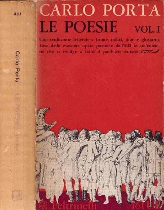 Le poesie, vol. I - Carlo Porta - copertina