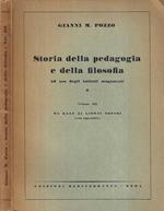 Storia della pedagogia e della filosofia Vol. III