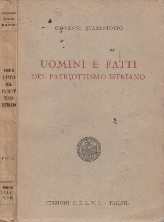 Uomini e fatti - Giovanni Quarantotto - copertina