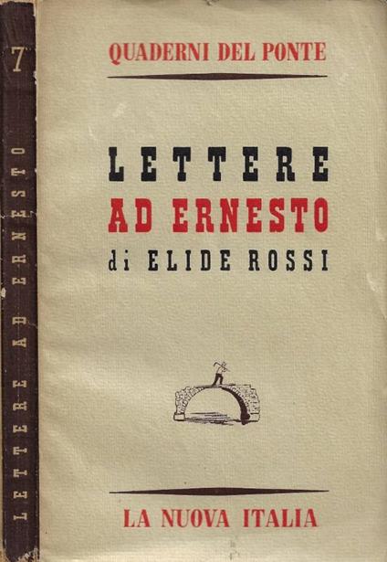Lettere ad Ernesto - Elide Rossi - copertina