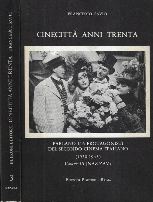Cinecittà anni Trenta Vol. III - Francesco Savio - copertina