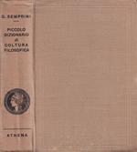 Piccolo dizionario di coltura filosofica e scientifica