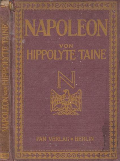 Napoleon - Hippolyte Taine - copertina