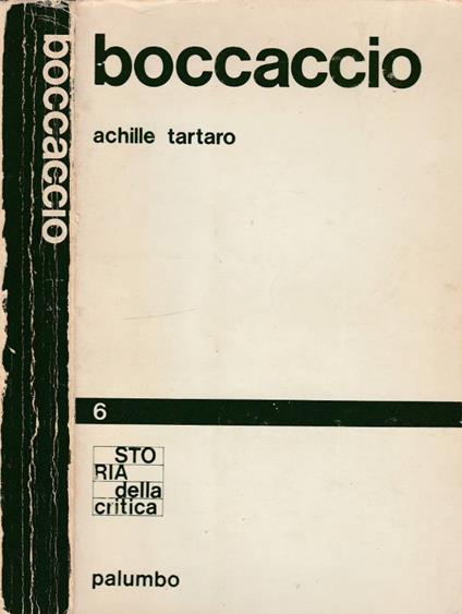 Boccaccio - Achille Tartaro - copertina