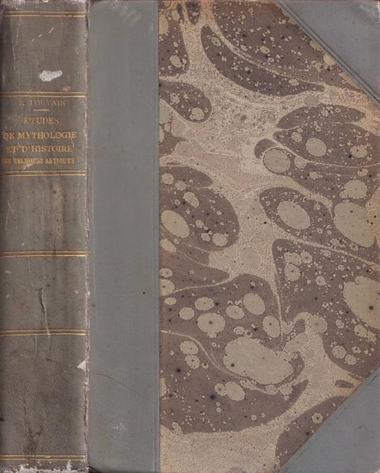 Etudes de mythologie et d'histoire des religions antiques - J. Toutain - copertina