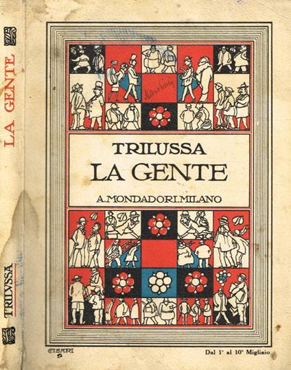 La gente - Trilussa - copertina