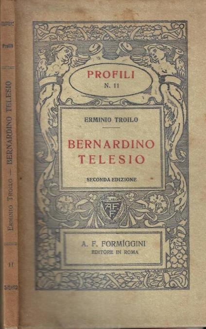 Bernardino Telesio - Erminio Troilo - copertina