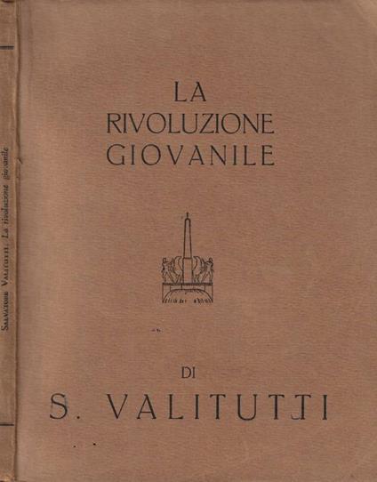 La rivoluzione giovanile - Salvatore Valitutti - copertina