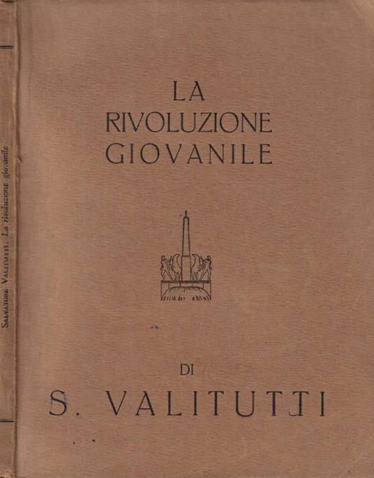 La rivoluzione giovanile - Salvatore Valitutti - copertina