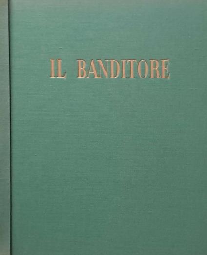 Il banditore - Orio Vergani - copertina