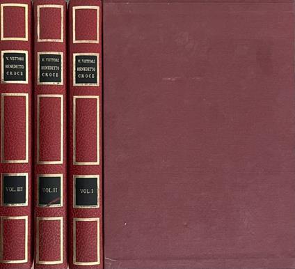 Benedetto Croce - Vittorio Vettori - copertina