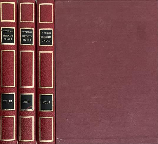 Benedetto Croce - Vittorio Vettori - copertina