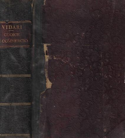 Il nuovo codice di commercio - Ercole Vidari - copertina