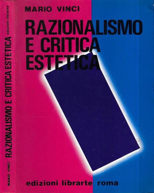 Razionalismo e critica estetica - Mario Vinci - copertina