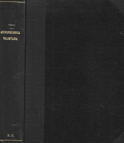 I procedimenti di giurisdizione volontaria - Antonio Visco - copertina