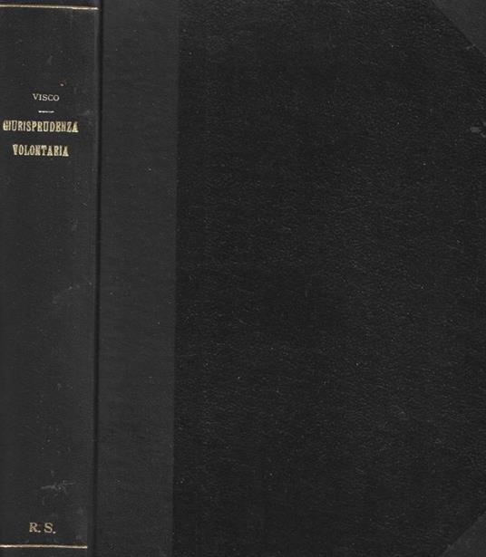 I procedimenti di giurisdizione volontaria - Antonio Visco - copertina