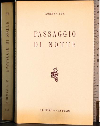 Passaggio di notte - copertina