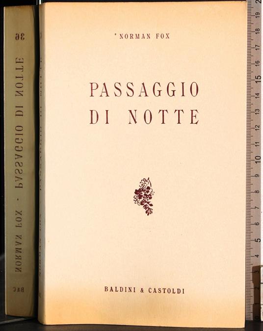 Passaggio di notte - copertina