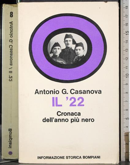 '22 - Antonio Casanova - copertina