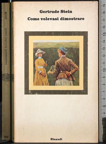 Come volevasi dimostrare - Gertrude Stein - copertina