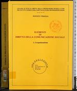 Elementi di diritto della comunicazione sociale 1