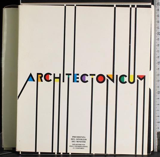 Architectonicum. 2 Volumi - copertina