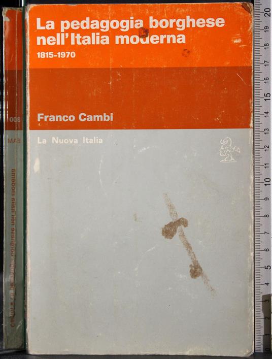 pedagogia borghese nell'Italia moderna - Franco Cambi - copertina