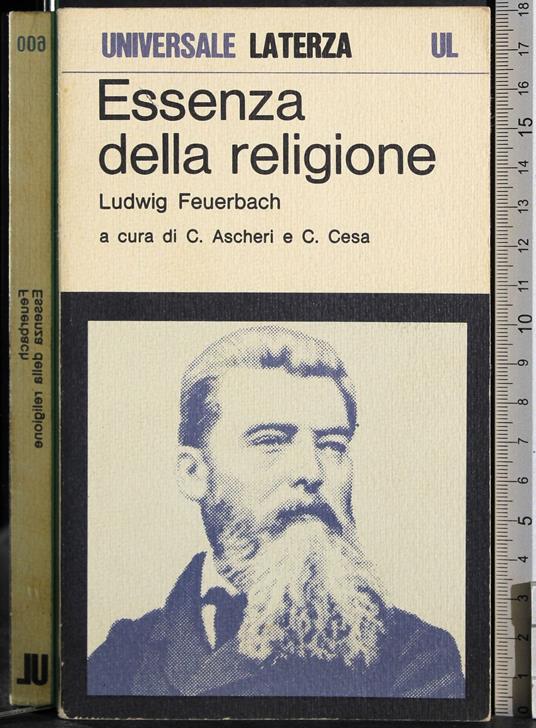 Essenza della religione - Ludwig Feuerbach - copertina