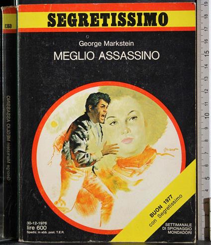 Meglio assassino - George Martin - copertina