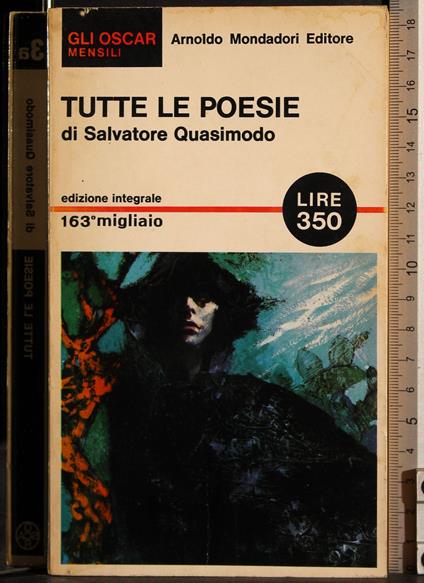 Tutte le poesie - Salvatore Quasimodo - copertina