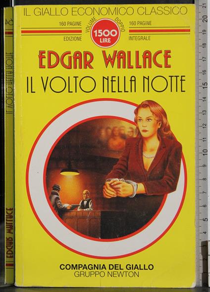 Il volto nella notte - Edgar Wallace - copertina