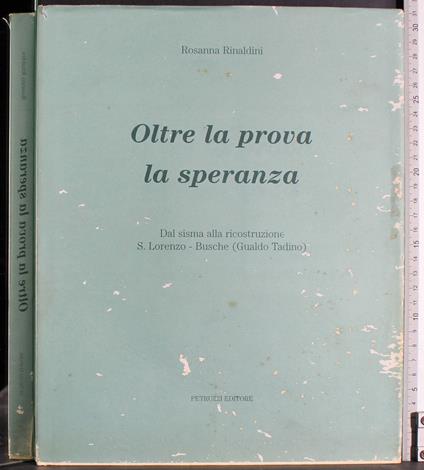 Oltre la prova la speranza - copertina