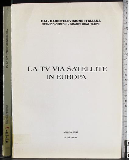 tv via satellite in Europa - copertina